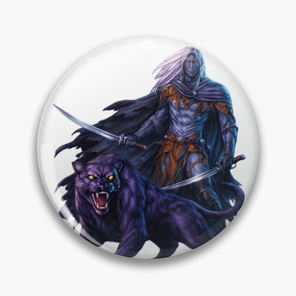 Item preview, Dark Elf Warrior with Panther designed and sold by Dragon Space.