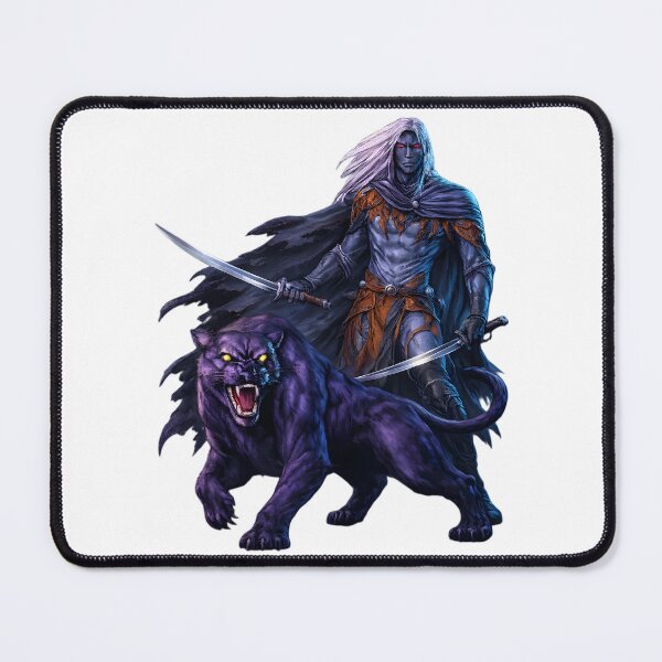 Item preview, Dark Elf Warrior with Panther designed and sold by Dragon Space.
