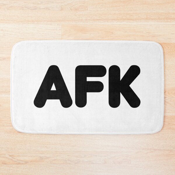 Item preview, Afk, Away From Keyboard Round Bold Typography  designed and sold by Memes N Lore .