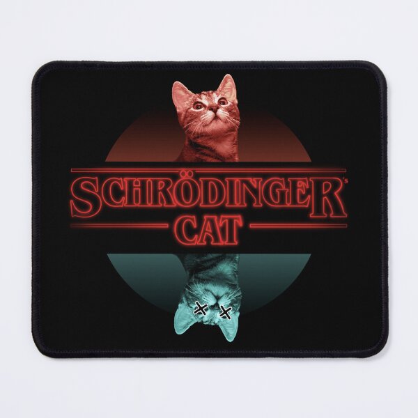 Item preview, Schrödinger’s Cat – Science Humor Neon Style designed and sold by GosiaArtGarden.