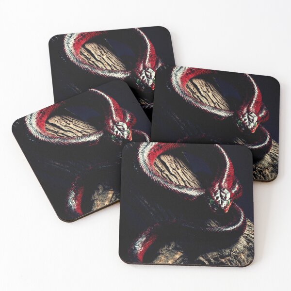 Item preview, two serpents – night – dark fantasy animal art designed and sold by Traumrausch.