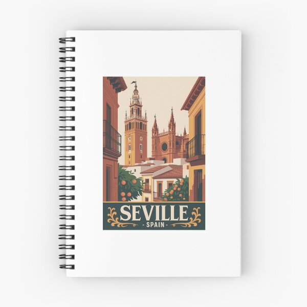 Item preview,  Vintage Travel Seville Spain poster designed and sold by TulipaGraphics.