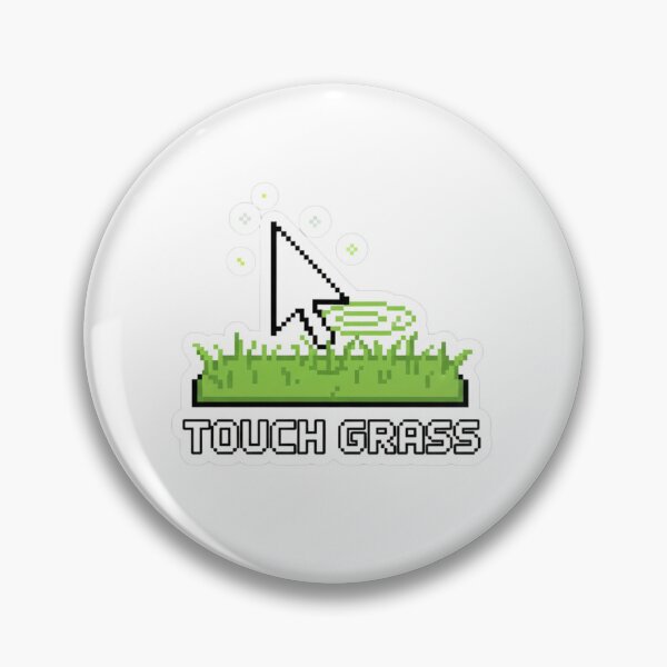 Item preview, Touch Grass Pixel Click designed and sold by TinyJoy Studio.