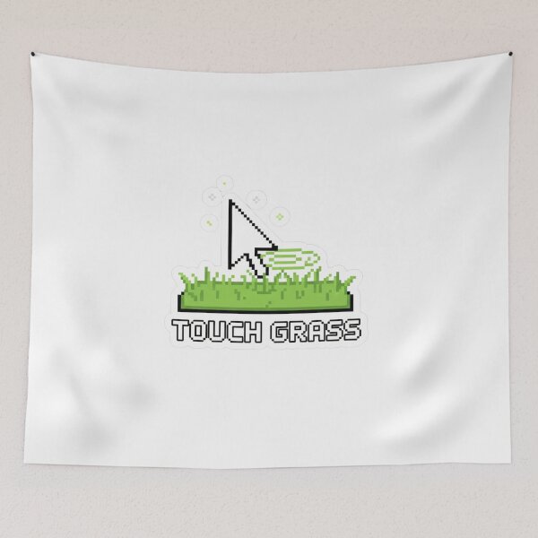 Item preview, Touch Grass Pixel Click designed and sold by TinyJoy Studio.