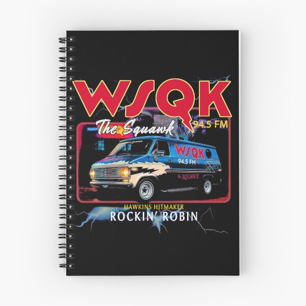 Item preview, Stranger Things WSQK The Squawk Van Lightning designed and sold by Reactivetees.