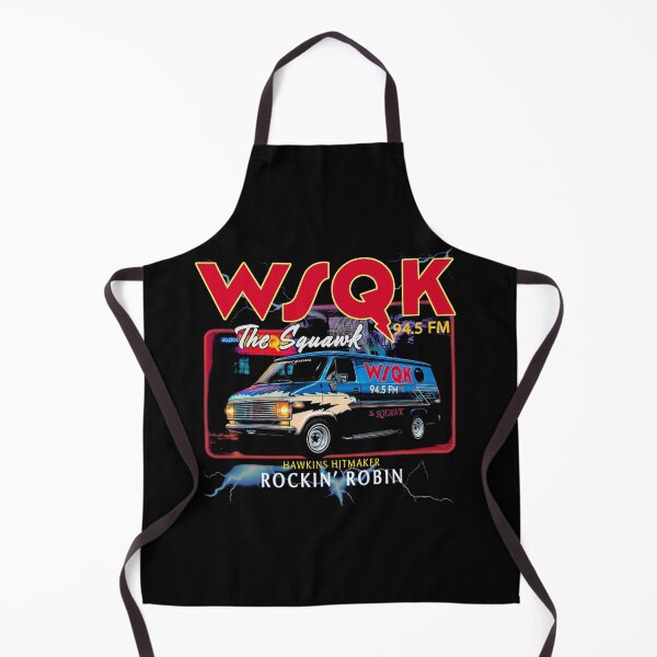 Item preview, Stranger Things WSQK The Squawk Van Lightning designed and sold by Reactivetees.