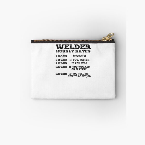 Item preview, Welder Hourly Rates V4 designed and sold by TeeTimeGuys.