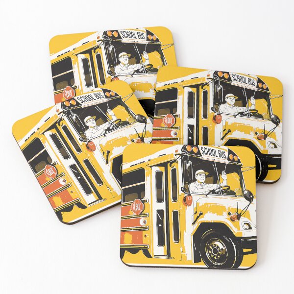 Item preview, The School Bus Driver - Vintage Pop Art designed and sold by Banal25.