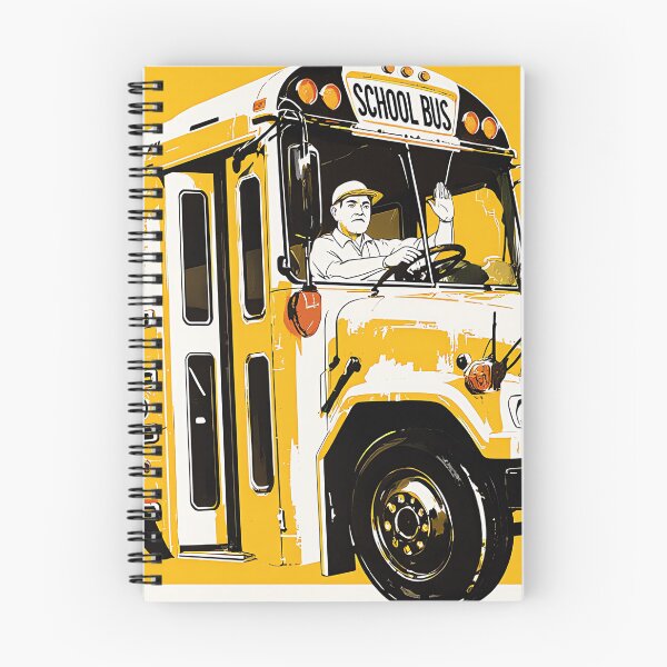 Item preview, The School Bus Driver - Vintage Pop Art designed and sold by Banal25.