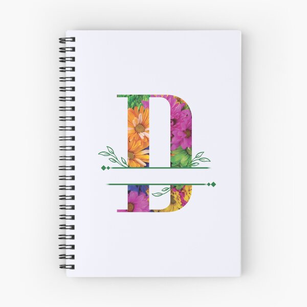 Item preview, Monogram...D... Vibrant Floral designed and sold by CHASAcreative.