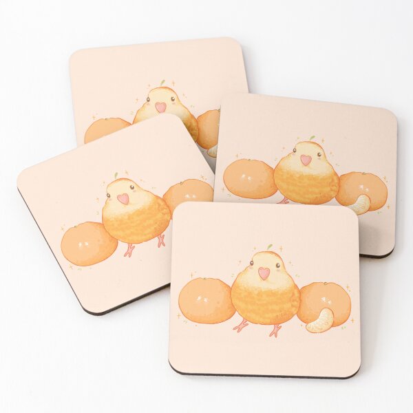 Item preview, Tangerine Bird Cutie designed and sold by Peach Frog.