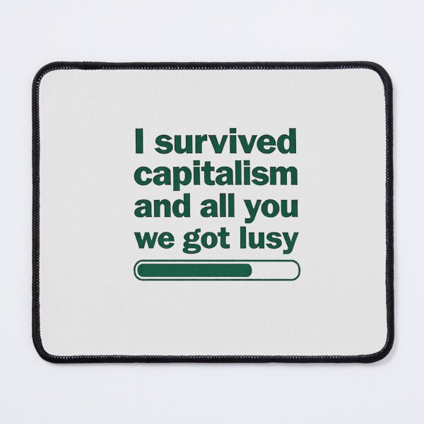 Item preview, Capitalism Survivor - Achievement Unlocked Tee designed and sold by ANOMIC ⭐⭐⭐⭐⭐.