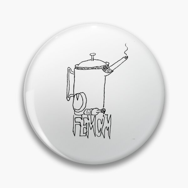 Item preview, Cig Smoking French Press designed and sold by Gr33zy Art.