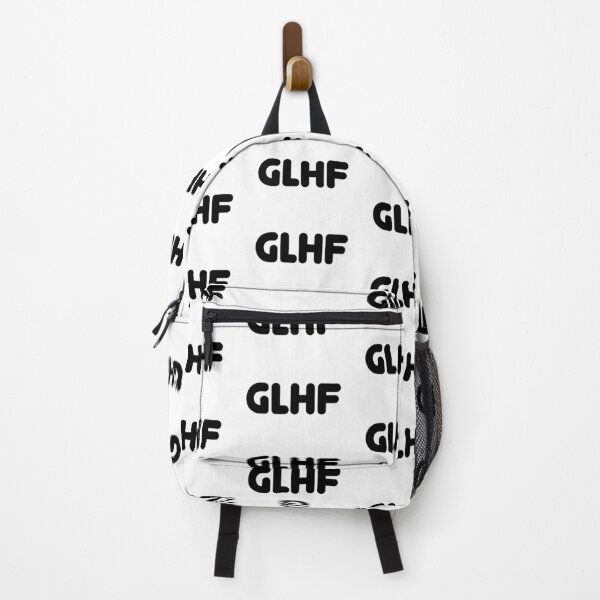 Item preview, GLHF, Good Luck, Have Fun Round Bold Typography designed and sold by Memes N Lore .