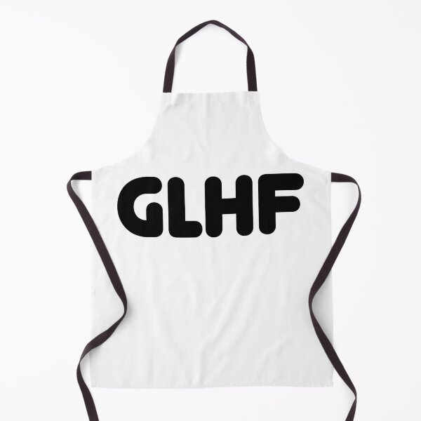 Item preview, GLHF, Good Luck, Have Fun Round Bold Typography designed and sold by Memes N Lore .