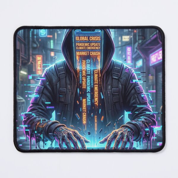 Item preview, Control the Noise - High-Tech Cyber Hacker designed and sold by MiracleDroplet.
