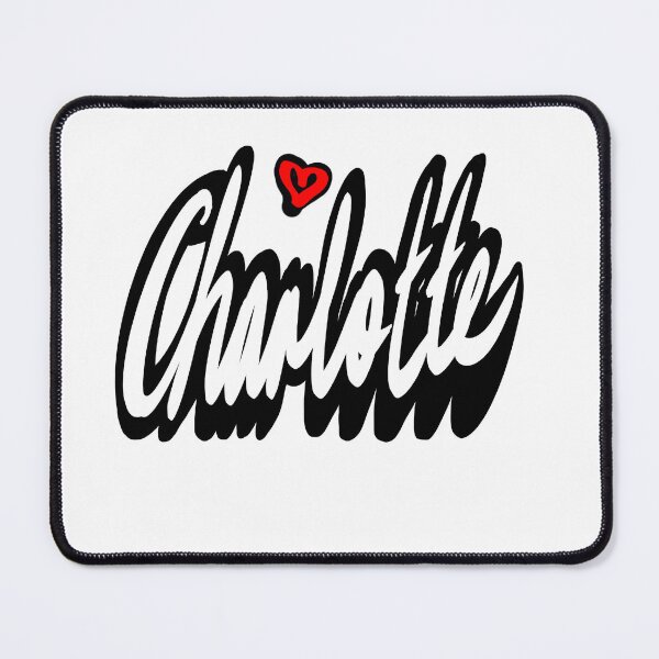 Item preview, Charlotte in cursive white calligraphy Popular Girls and women personalized custom name designed and sold by Artonmytee.