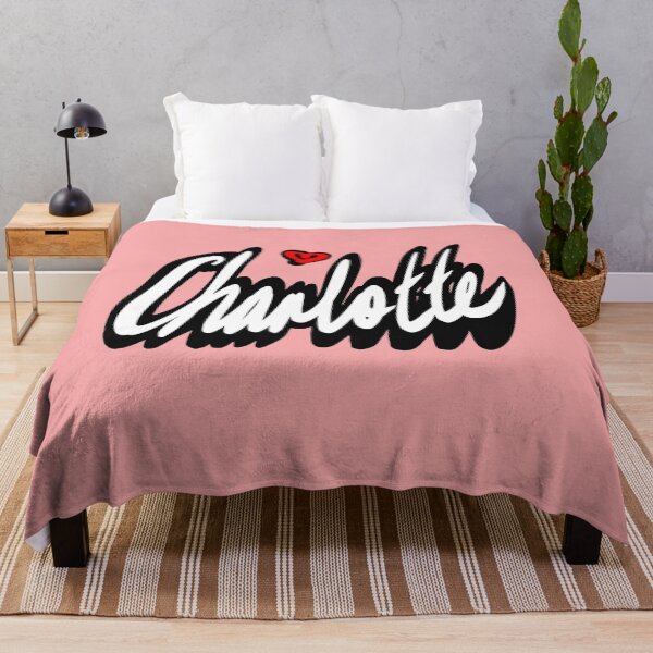 Item preview, Charlotte in cursive white calligraphy Popular Girls and women personalized custom name designed and sold by Artonmytee.