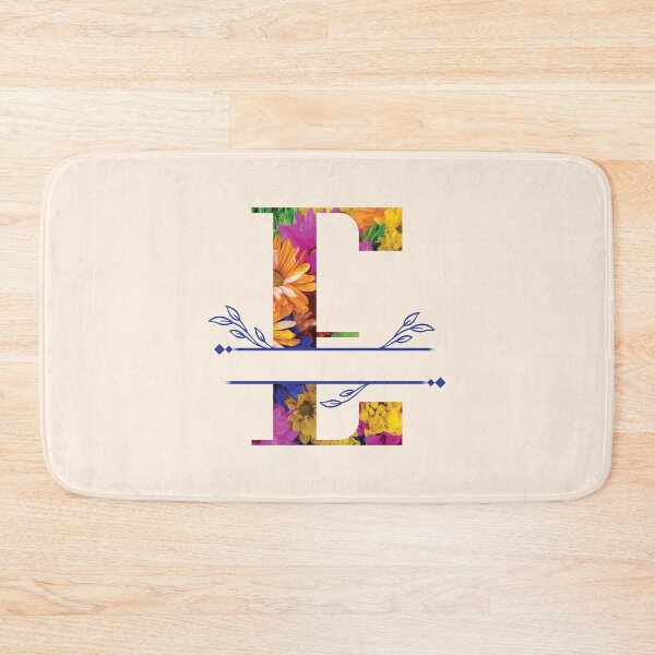 Item preview, Monogram...E... Vibrant Floral designed and sold by CHASAcreative.