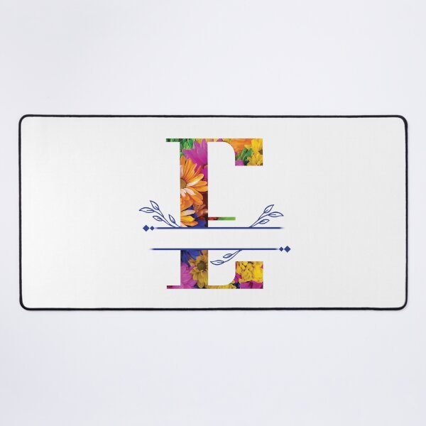 Item preview, Monogram...E... Vibrant Floral designed and sold by CHASAcreative.