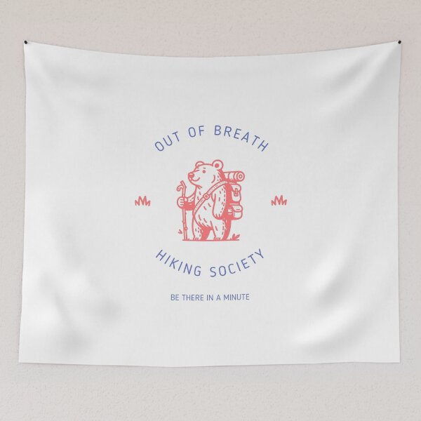 Item preview, Out of Breath Hiking Society  designed and sold by lavndershrtdays.