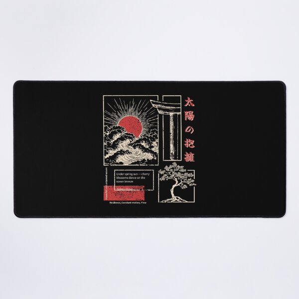 Item preview, Japanese Haiku - The Sun’s Embrace: Power, Flow, and Resilience designed and sold by PurpleWingsArt.