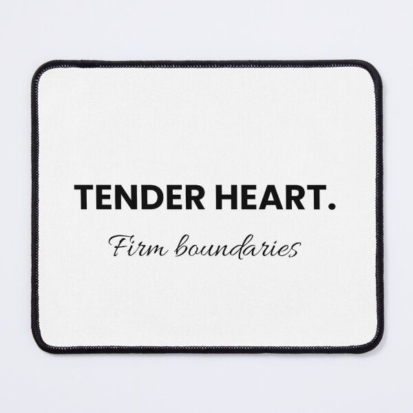 Item preview, Tender Heart & Strong Boundaries — Minimal Self-Love Quote designed and sold by NUVYStudio.