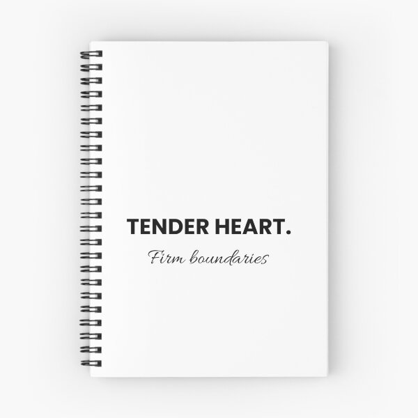 Item preview, Tender Heart & Strong Boundaries — Minimal Self-Love Quote designed and sold by NUVYStudio.