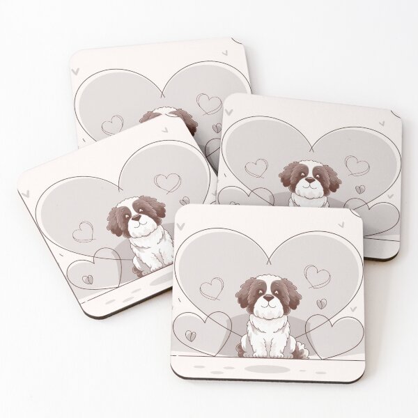 Item preview, Cute St Bernard Valentine Design designed and sold by NeatThingLover.
