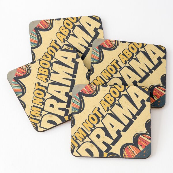 Item preview, I’m Not About Drama Keep Calm Vibes designed and sold by UrbanPunch.