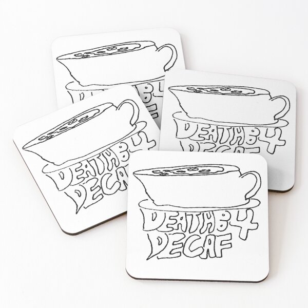 Item preview, Scary Death Before Decaf  designed and sold by Gr33zy Art.
