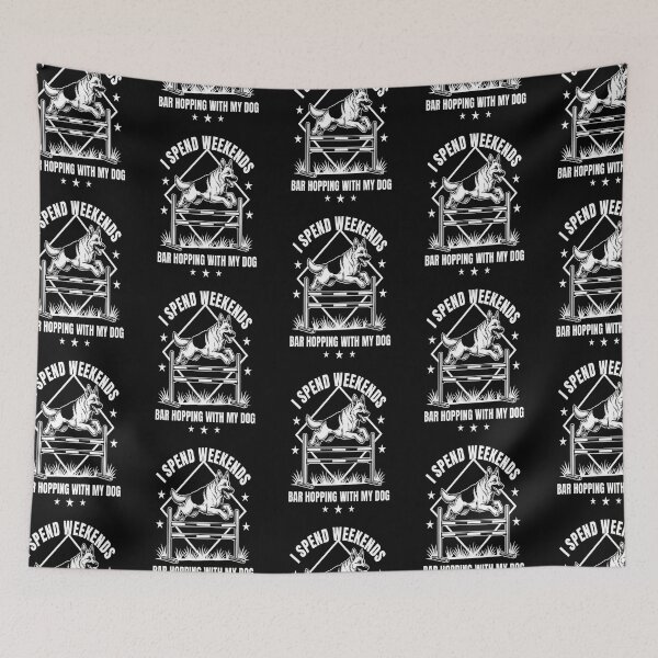 Item preview, Dog Agility Handler - Bar Hopping - Dog Agility  designed and sold by FreeArt2.