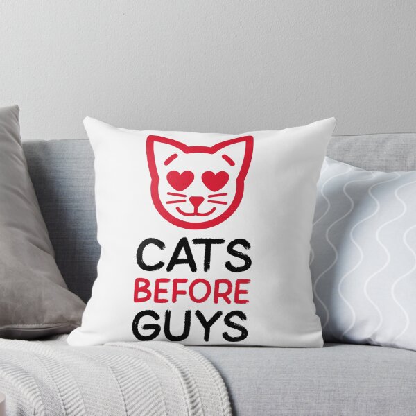 Item preview, Cats Before Guys T-Shirt designed and sold by DailyLaughCo.