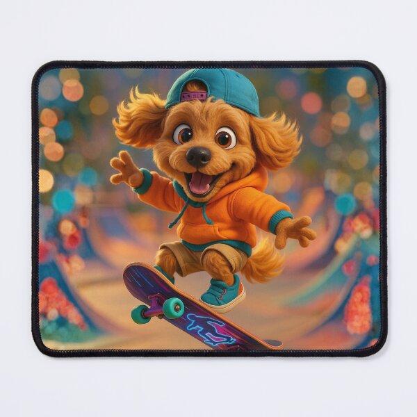 Item preview, Skater Mini Labradoodle designed and sold by Sillytoe.