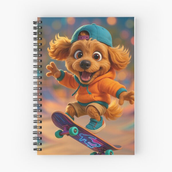 Item preview, Skater Mini Labradoodle designed and sold by Sillytoe.