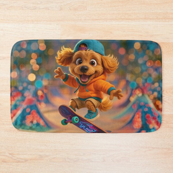 Item preview, Skater Mini Labradoodle designed and sold by Sillytoe.