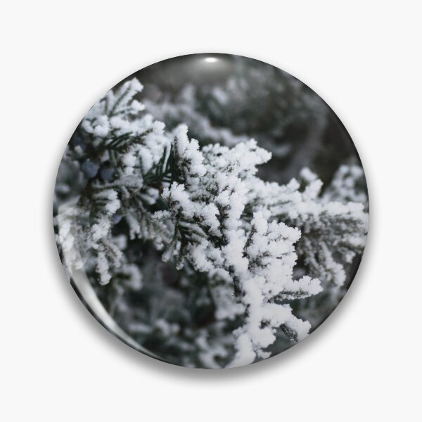 Item preview, Rime frost on evergreens designed and sold by CanadianWild418.