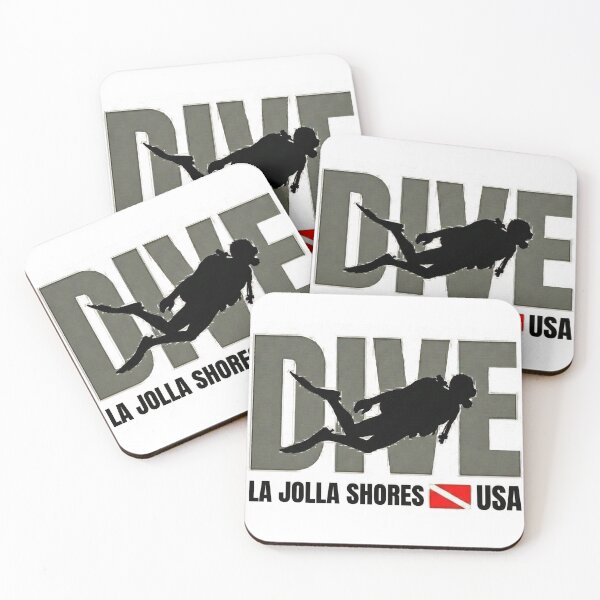 Item preview, Dive Scuba Diver La Jolla Shores design | USA Diving Flag designed and sold by Peycer.