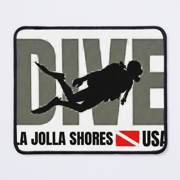 Item preview, Dive Scuba Diver La Jolla Shores design | USA Diving Flag designed and sold by Peycer.