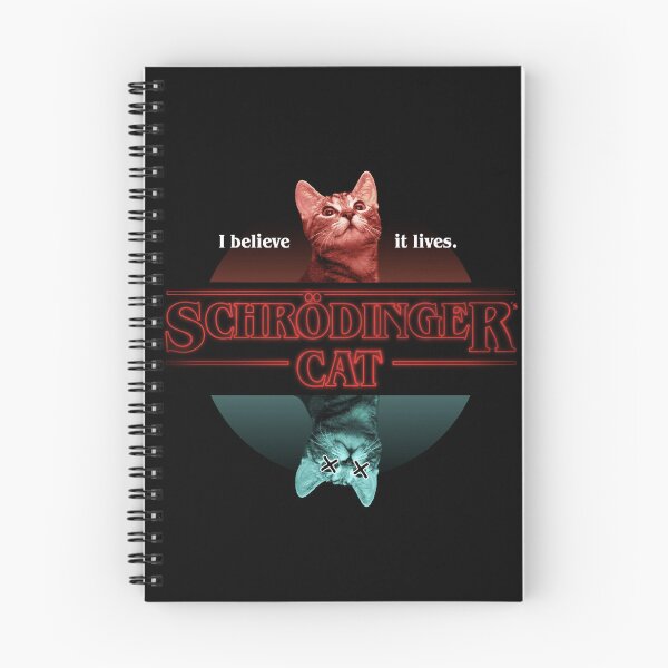Item preview, I believe it lives - Schrödinger’s Cat – Science Humor Neon Style designed and sold by GosiaArtGarden.
