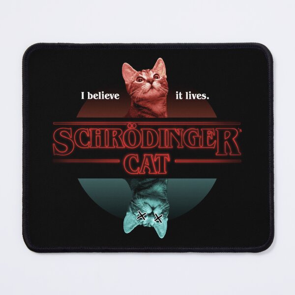 Item preview, I believe it lives - Schrödinger’s Cat – Science Humor Neon Style designed and sold by GosiaArtGarden.