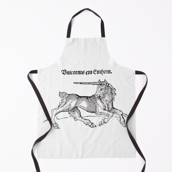 Item preview, Unicornis Einhorn | Unicorn woodcut 1545 vintage enhanced designed and sold by S-M-P-A.