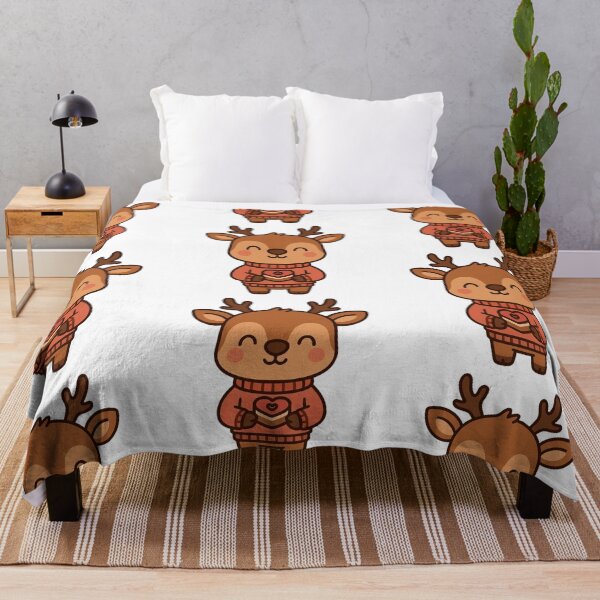Item preview, Deer Holding Heart Cake – Sweet Valentine Animal Design designed and sold by Confuzz1ed.
