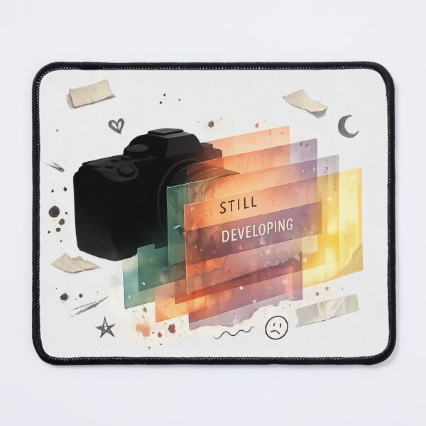 Item preview, Still Developing – Surreal Camera Layers Art Print designed and sold by Backtrack Boutique.