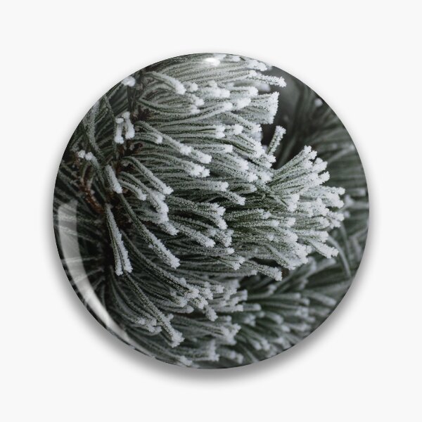 Item preview, Rime frost on an evergreen designed and sold by CanadianWild418.