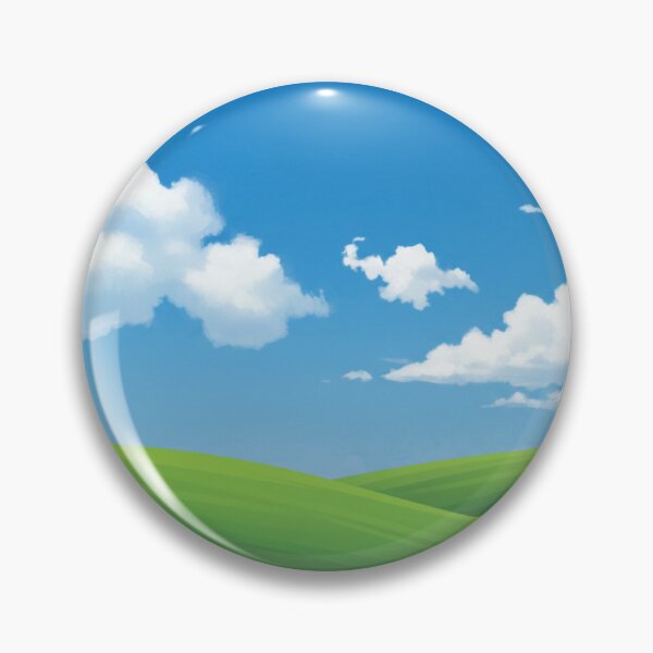 Item preview,  Windows XP Bliss Nostalgia Sticker - Retro Tech Y2K 2000s Computer Aesthetic Desktop designed and sold by RealVibeVault.