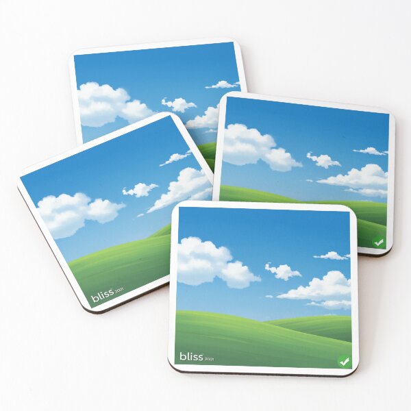 Item preview,  Windows XP Bliss Nostalgia Sticker - Retro Tech Y2K 2000s Computer Aesthetic Desktop designed and sold by RealVibeVault.