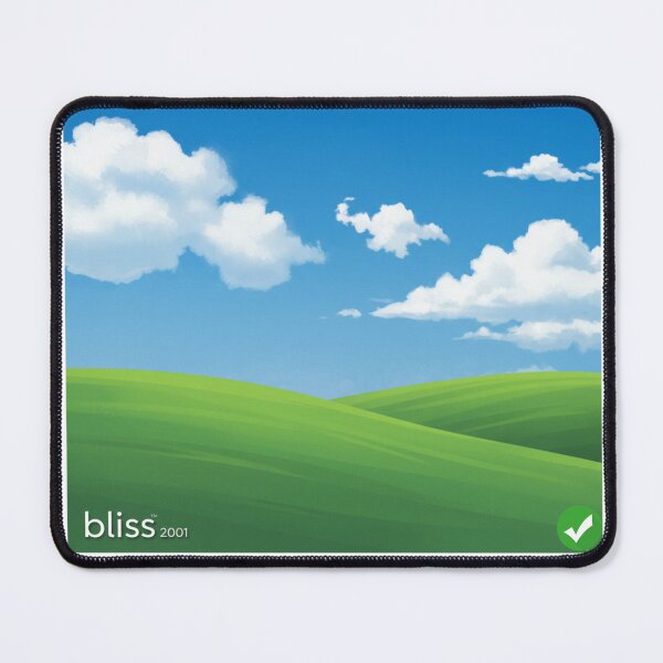 Item preview,  Windows XP Bliss Nostalgia Sticker - Retro Tech Y2K 2000s Computer Aesthetic Desktop designed and sold by RealVibeVault.
