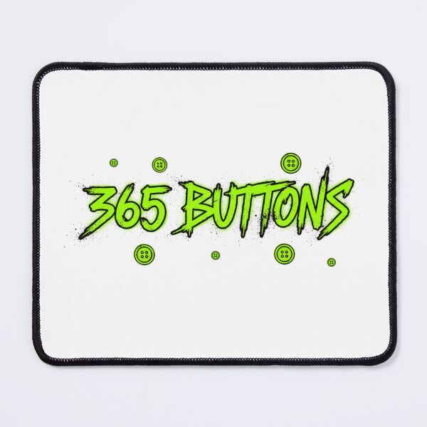 Item preview, 365 Buttons Streetwear Graphic Design - Lime Green Neon Grunge Aesthetic designed and sold by agnaou2021.