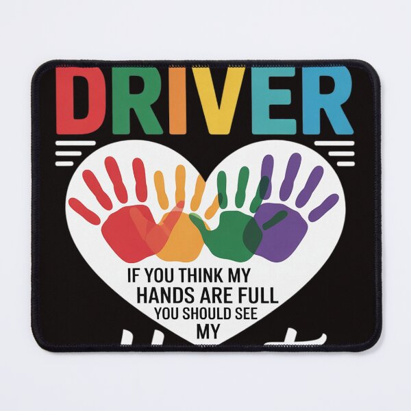 Item preview, School Bus Driver Cute Heart Appreciation designed and sold by RONALPARAD.